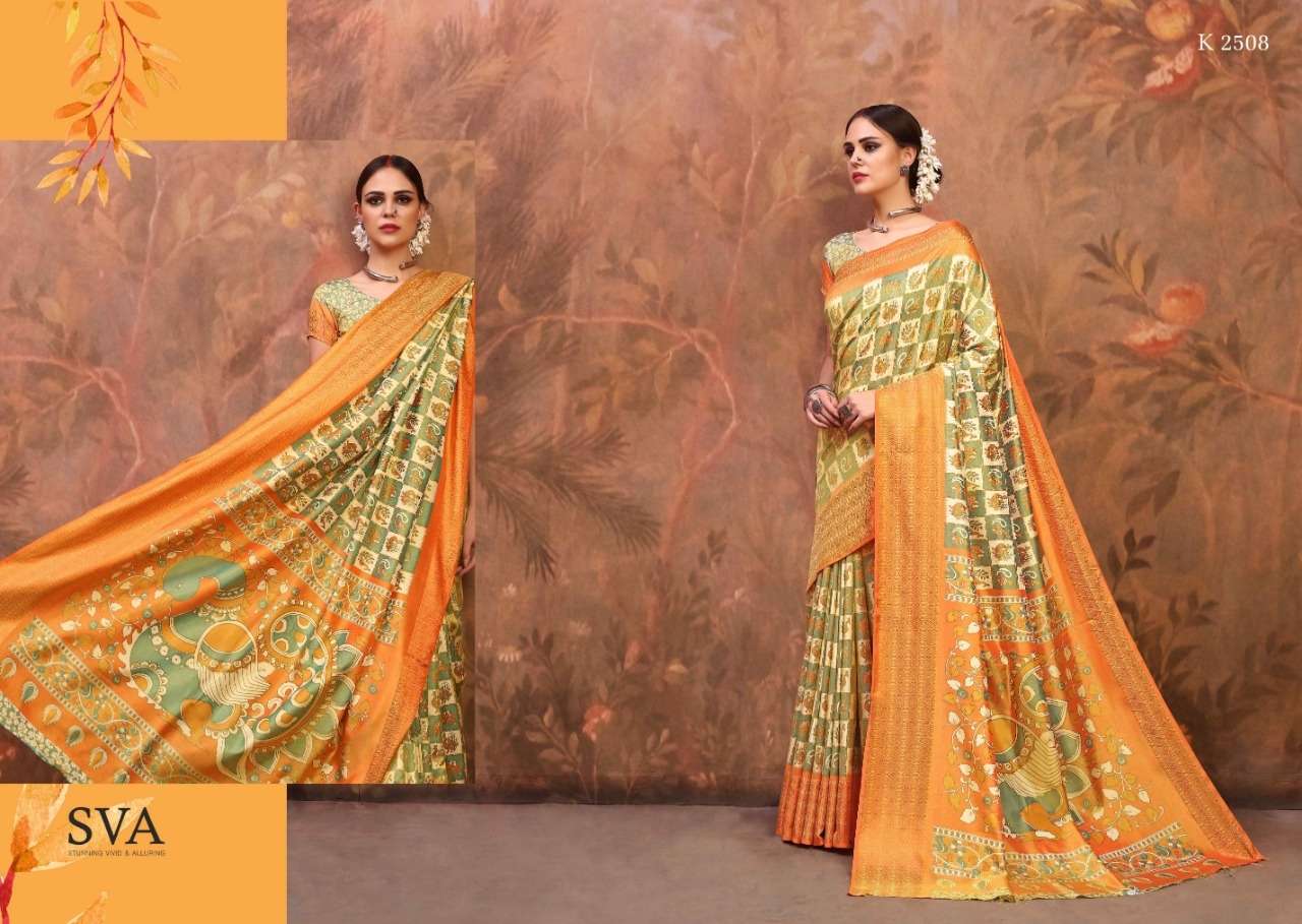 SHEHNAIYA VOL-2 BY SVA 2501 TO 2510 SERIES INDIAN TRADITIONAL WEAR COLLECTION BEAUTIFUL STYLISH FANCY COLORFUL PARTY WEAR & OCCASIONAL WEAR TWO TONE SILK WEAVING SAREES AT WHOLESALE PRICE