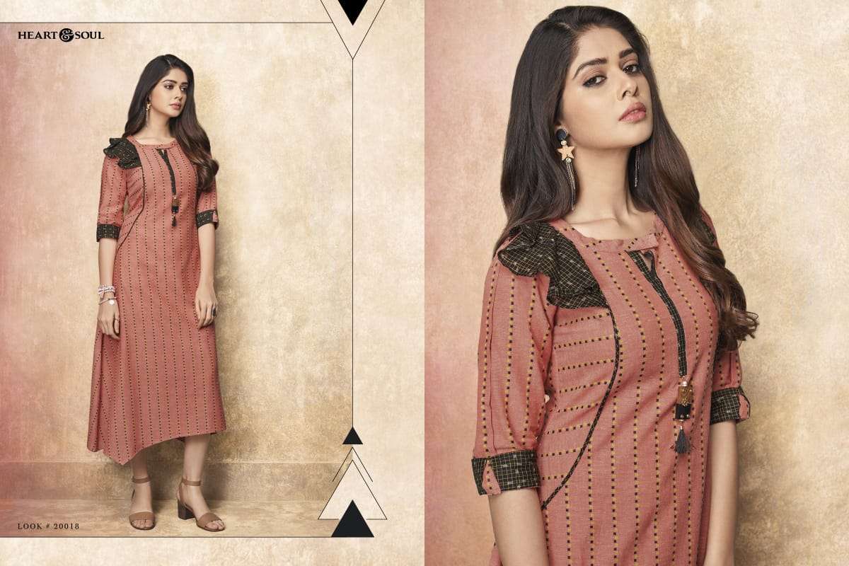 IKKATOLOGY BY HEART & SOUL 20017 TO 20023 SERIES BEAUTIFUL COLORFUL STYLISH FANCY CASUAL WEAR & ETHNIC WEAR & READY TO WEAR YARN DYED RAYON FLEX KURTIS AT WHOLESALE PRICE