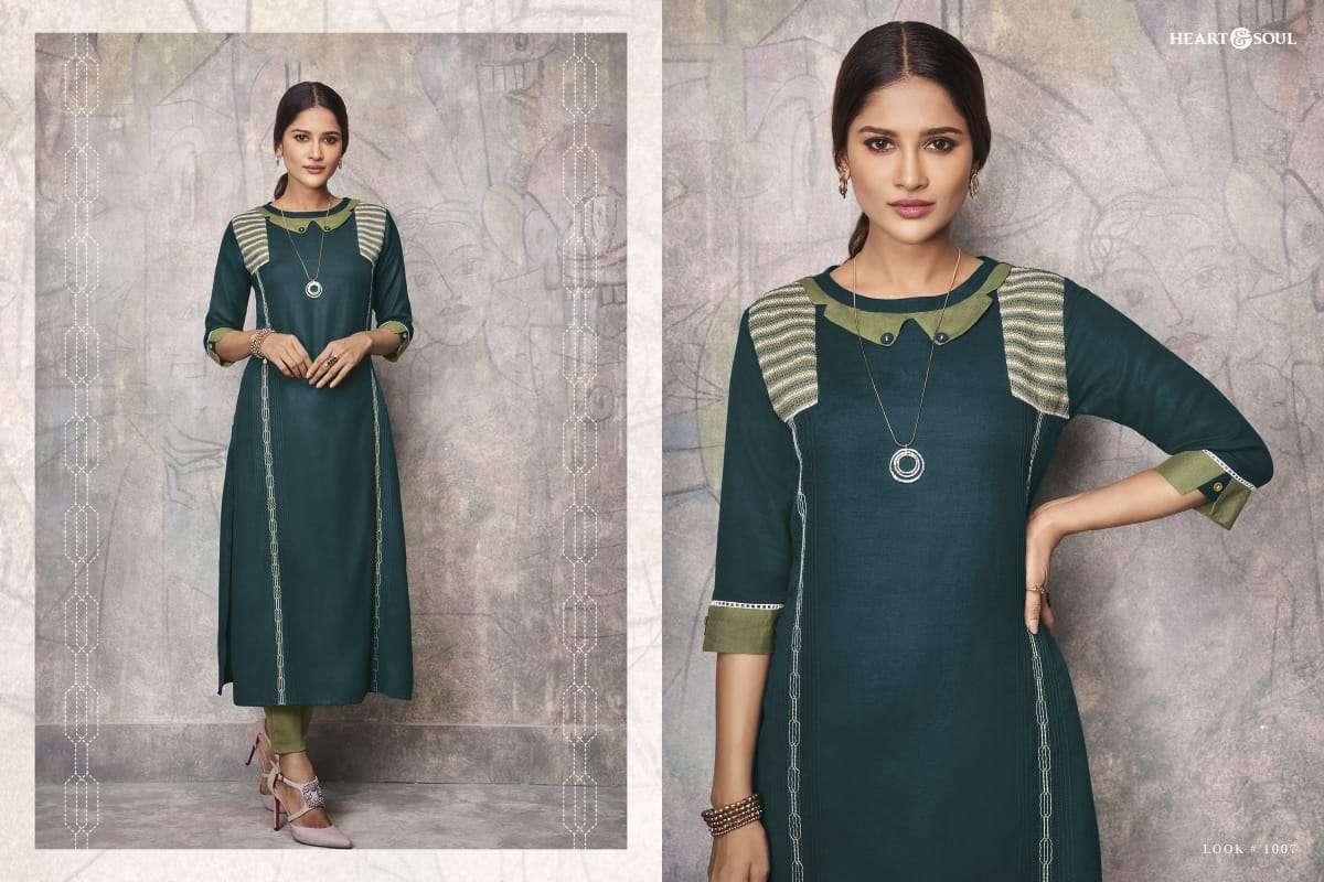 NEOTRIC BY HEART & SOUL 1001 TO 1007 SERIES BEAUTIFUL COLORFUL STYLISH FANCY CASUAL WEAR & ETHNIC WEAR & READY TO WEAR VISCOSE RAYON FLEX KURTIS AT WHOLESALE PRICE