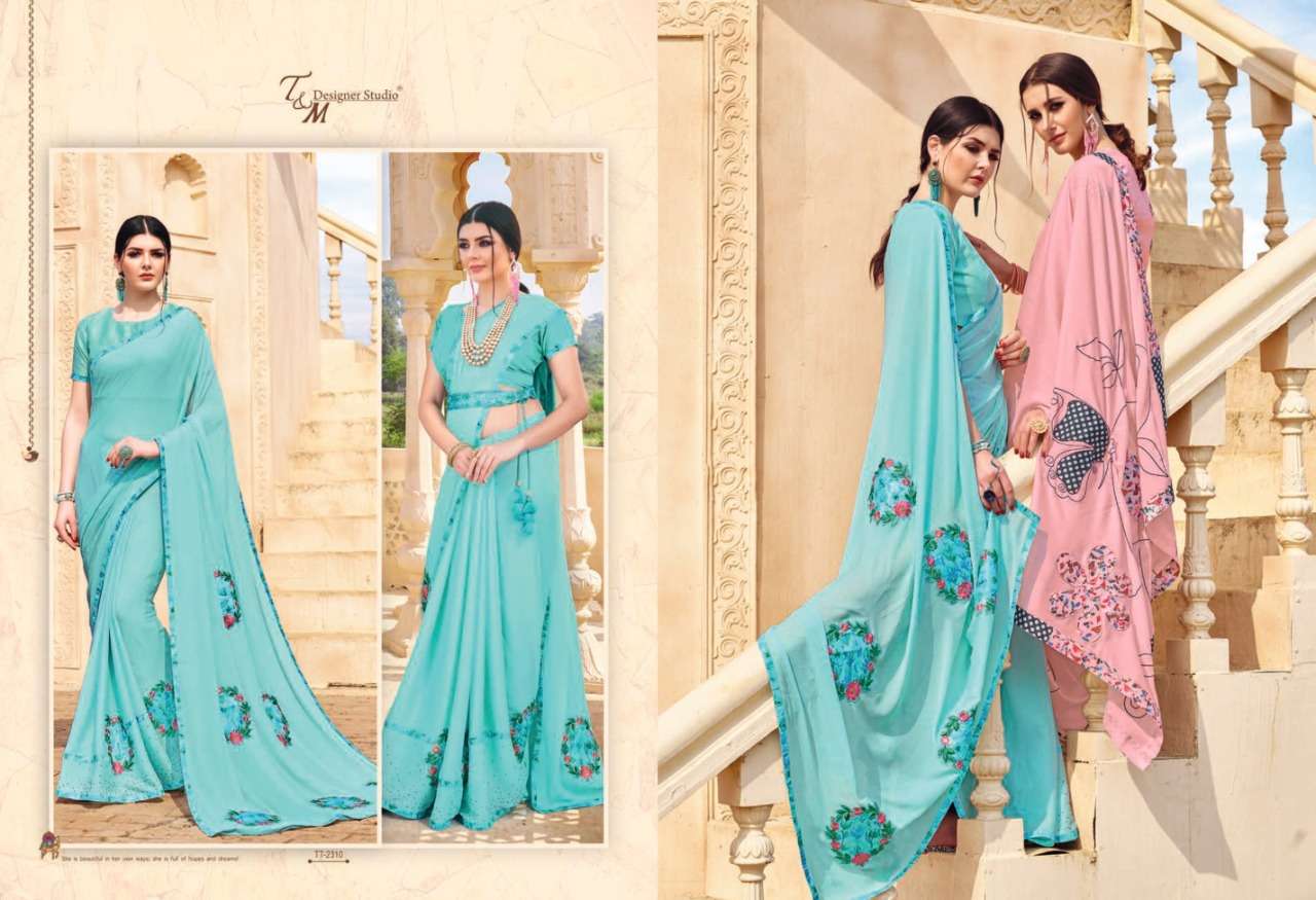 TATVAM VOL-23 BY T AND M DESIGNER STUDIO INDIAN TRADITIONAL WEAR COLLECTION BEAUTIFUL STYLISH FANCY COLORFUL PARTY WEAR & OCCASIONAL WEAR COTTON PRINTED SAREES AT WHOLESALE PRICE