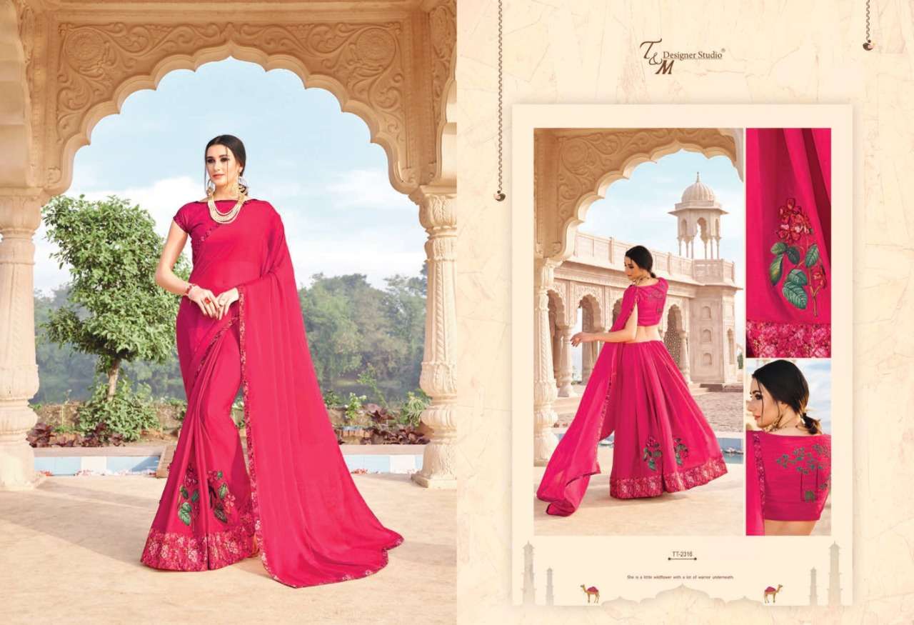 TATVAM VOL-23 BY T AND M DESIGNER STUDIO INDIAN TRADITIONAL WEAR COLLECTION BEAUTIFUL STYLISH FANCY COLORFUL PARTY WEAR & OCCASIONAL WEAR COTTON PRINTED SAREES AT WHOLESALE PRICE