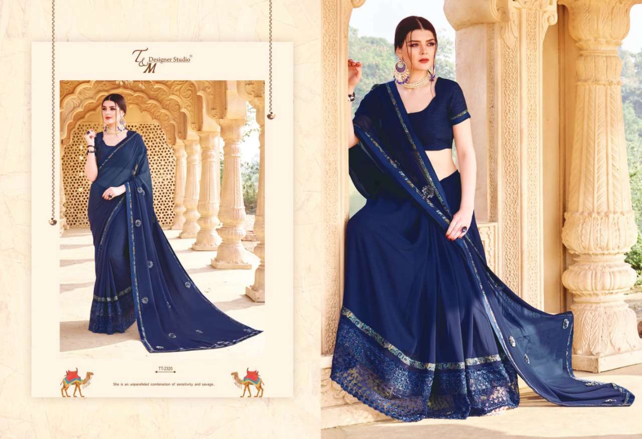 TATVAM VOL-23 BY T AND M DESIGNER STUDIO INDIAN TRADITIONAL WEAR COLLECTION BEAUTIFUL STYLISH FANCY COLORFUL PARTY WEAR & OCCASIONAL WEAR COTTON PRINTED SAREES AT WHOLESALE PRICE