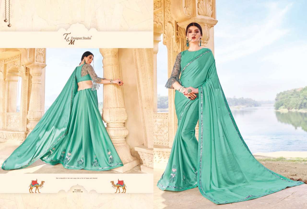 TATVAM VOL-23 BY T AND M DESIGNER STUDIO INDIAN TRADITIONAL WEAR COLLECTION BEAUTIFUL STYLISH FANCY COLORFUL PARTY WEAR & OCCASIONAL WEAR COTTON PRINTED SAREES AT WHOLESALE PRICE