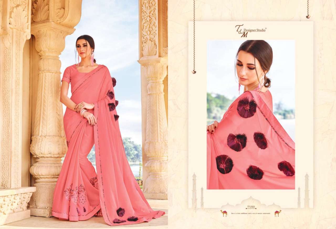 TATVAM VOL-23 BY T AND M DESIGNER STUDIO INDIAN TRADITIONAL WEAR COLLECTION BEAUTIFUL STYLISH FANCY COLORFUL PARTY WEAR & OCCASIONAL WEAR COTTON PRINTED SAREES AT WHOLESALE PRICE
