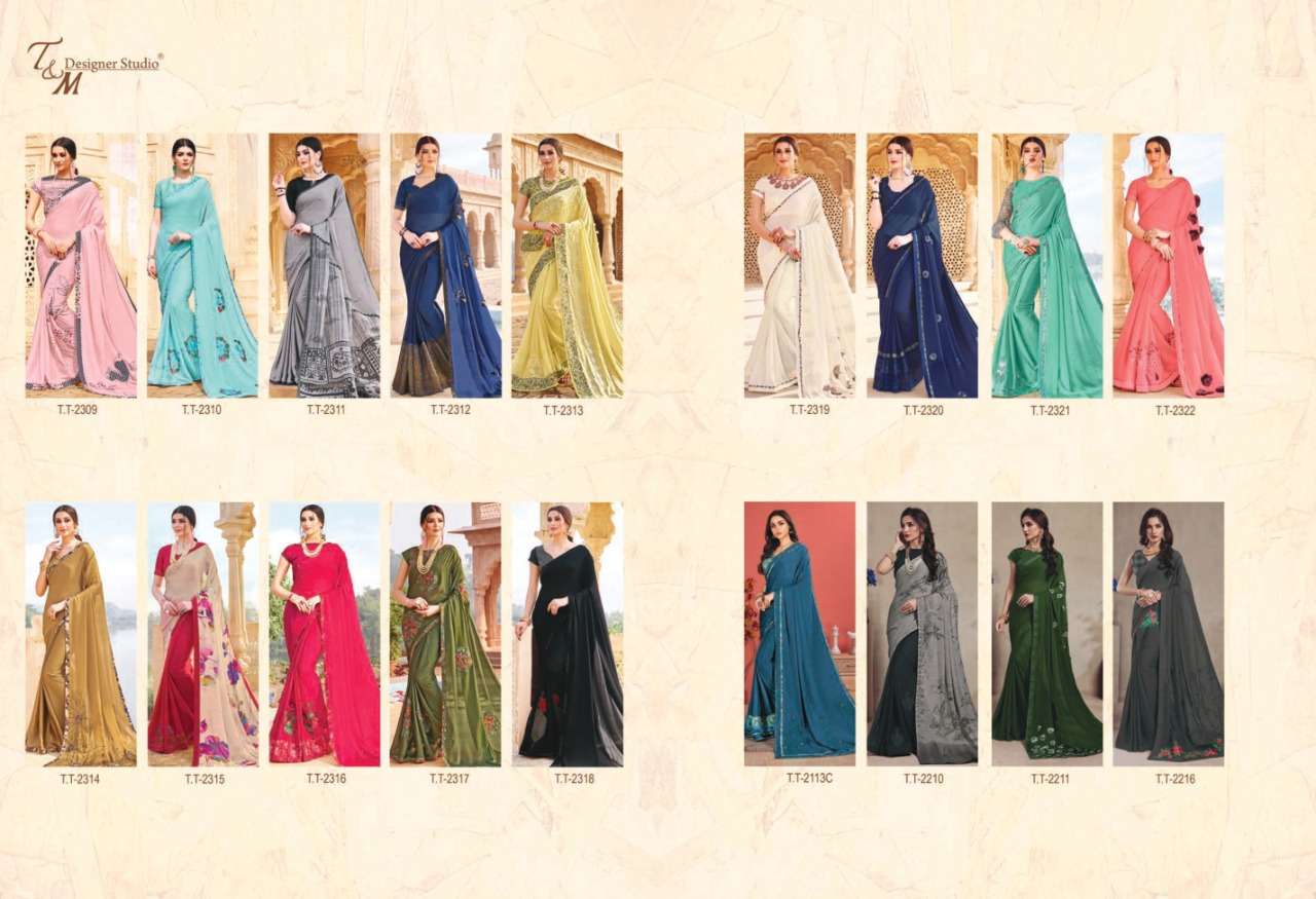 TATVAM VOL-23 BY T AND M DESIGNER STUDIO INDIAN TRADITIONAL WEAR COLLECTION BEAUTIFUL STYLISH FANCY COLORFUL PARTY WEAR & OCCASIONAL WEAR COTTON PRINTED SAREES AT WHOLESALE PRICE