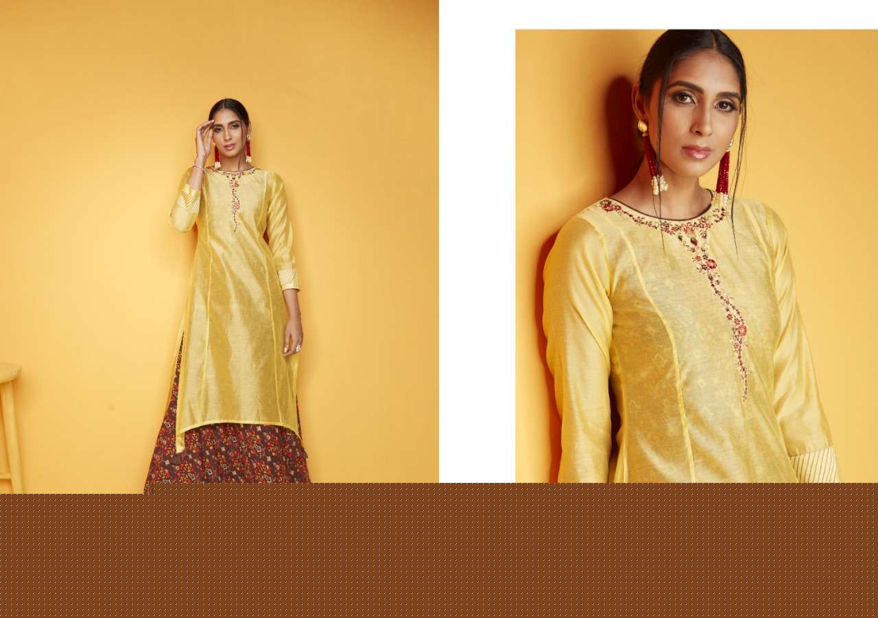 NAAZ KURTI BY SANSKAR TEX PRINT 01 TO 09 SERIES DESIGNER BEAUTIFUL STYLISH FANCY COLORFUL PARTY WEAR & OCCASIONAL WEAR CHANDERI COTTON KURTI AT WHOLESALE PRICE
