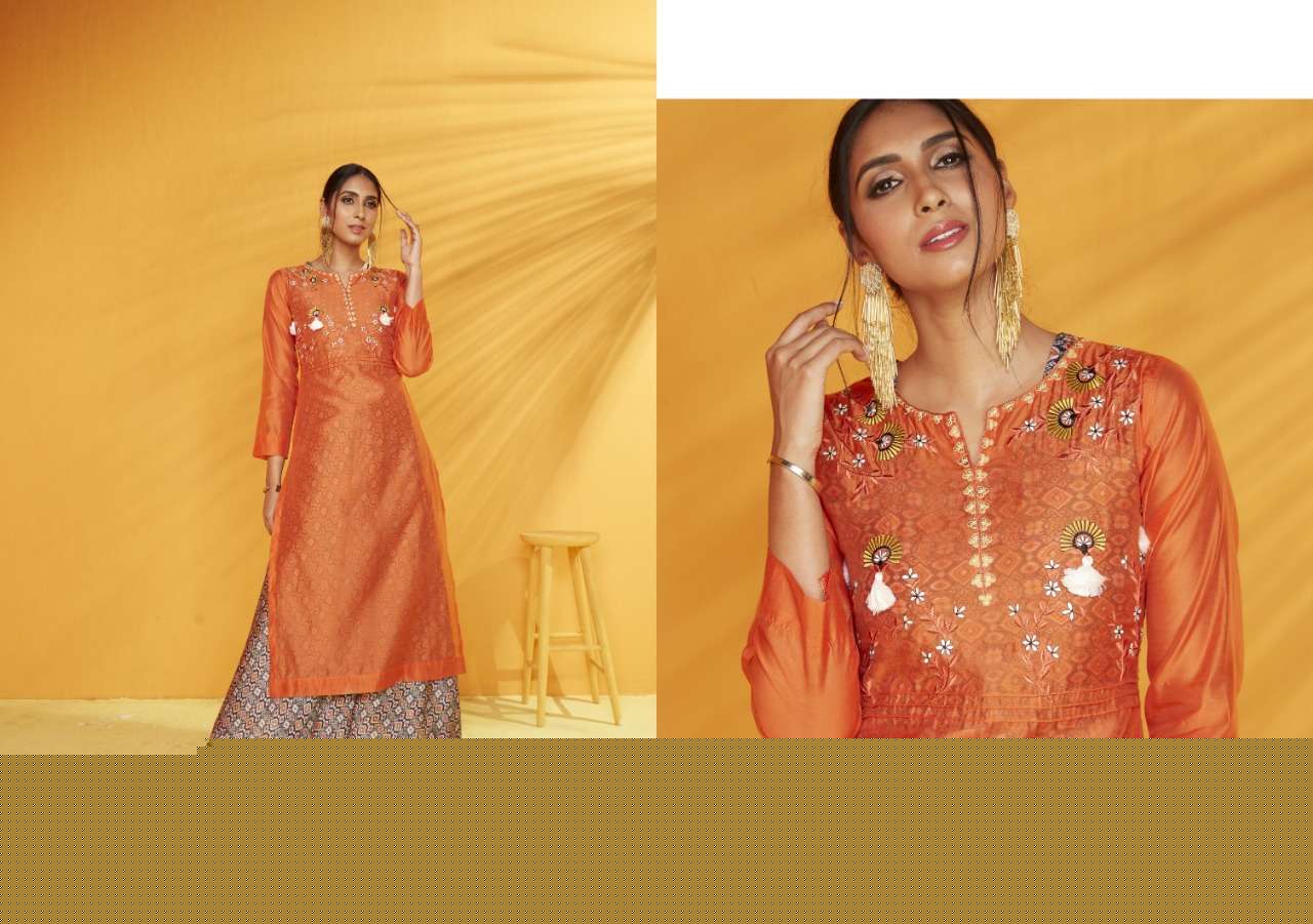 NAAZ KURTI BY SANSKAR TEX PRINT 01 TO 09 SERIES DESIGNER BEAUTIFUL STYLISH FANCY COLORFUL PARTY WEAR & OCCASIONAL WEAR CHANDERI COTTON KURTI AT WHOLESALE PRICE