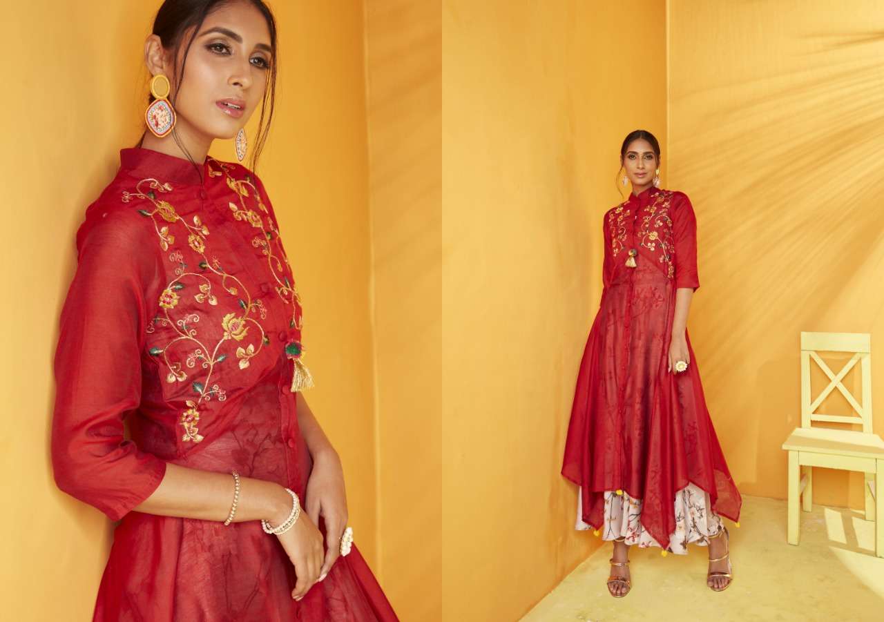 NAAZ KURTI BY SANSKAR TEX PRINT 01 TO 09 SERIES DESIGNER BEAUTIFUL STYLISH FANCY COLORFUL PARTY WEAR & OCCASIONAL WEAR CHANDERI COTTON KURTI AT WHOLESALE PRICE