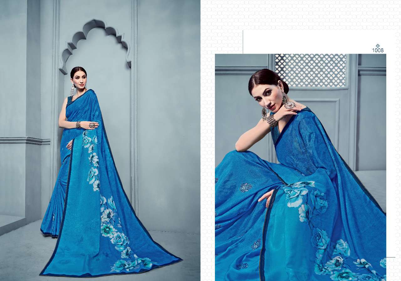 ETHANIC TWISH BY H RAJ SAREE 1001 TO 1012 SERIES INDIAN TRADITIONAL WEAR COLLECTION BEAUTIFUL STYLISH FANCY COLORFUL PARTY WEAR & OCCASIONAL WEAR PURE MANIPURI SILK WITH EMBROIDERY SAREES AT WHOLESALE PRICE