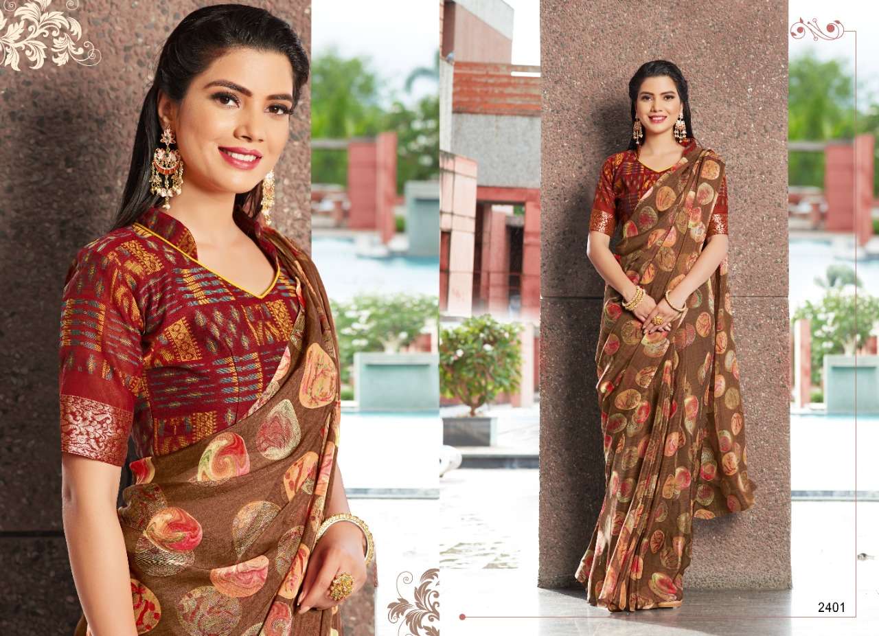 MEGHANA BY H RAJ 2401 TO 2408 SERIES INDIAN TRADITIONAL WEAR COLLECTION BEAUTIFUL STYLISH FANCY COLORFUL PARTY WEAR & OCCASIONAL WEAR TABBEY SILK SAREES AT WHOLESALE PRICE