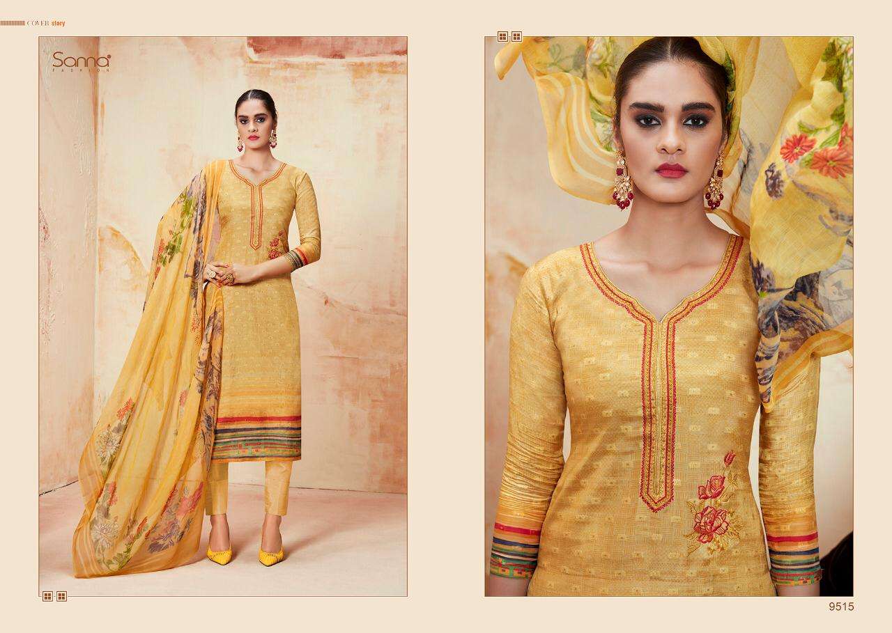 VERONIKA BY SANNA FASHION 9512 TO 9519 SERIES BEAUTIFUL COLLECTION SUITS STYLISH FANCY COLORFUL CASUAL WEAR & ETHNIC WEAR PURE MODAL SILK BUTI WITH DIGITAL PRINT DRESSES AT WHOLESALE PRICE