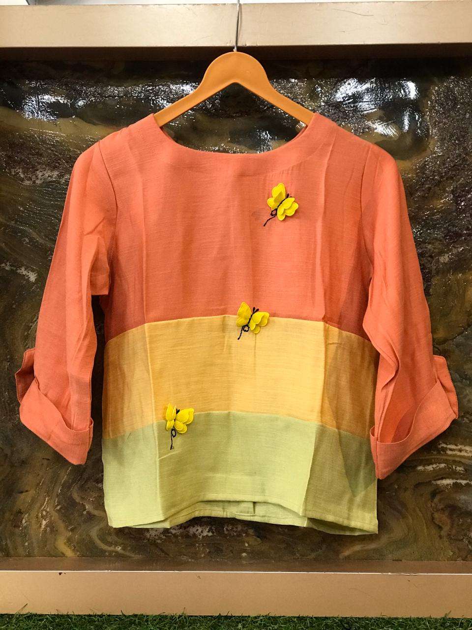 STYLE VOL-40 BY TRENDYMIST 4001 TO 4004 SERIES BEAUTIFUL COLORFUL STYLISH FANCY CASUAL WEAR & READY TO WEAR IMPORTED PREMIUM TOPS AT WHOLESALE PRICE