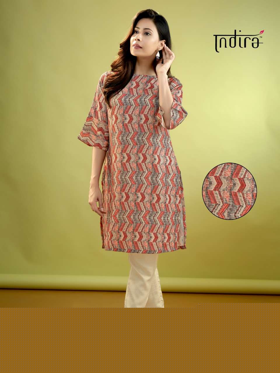 SHARAD BY INDIRA 2701 TO 2708 SERIES BEAUTIFUL COLORFUL STYLISH FANCY CASUAL WEAR & ETHNIC WEAR & READY TO WEAR PASHMINA DIGITAL PRINT KURTIS WITH BOTTOM AT WHOLESALE PRICE
