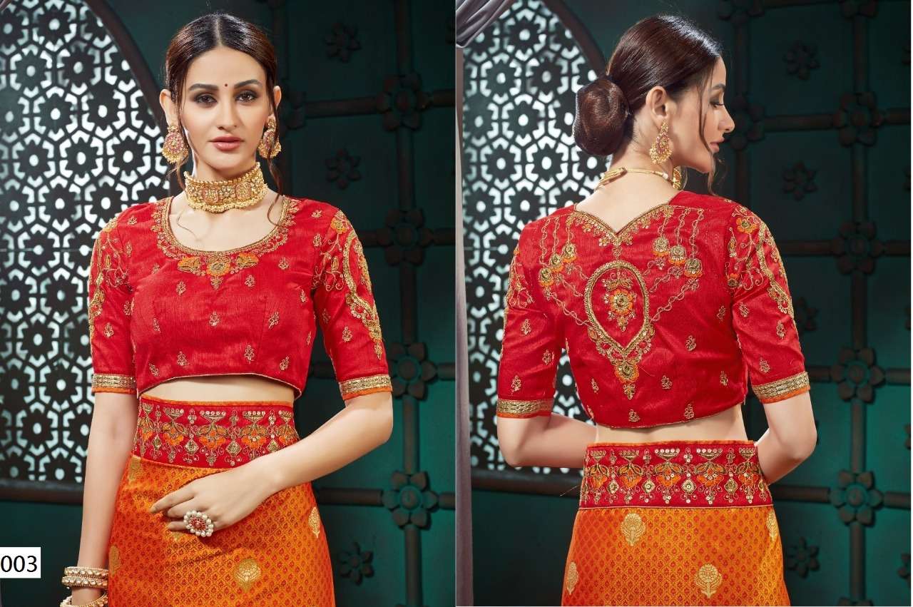 PIKKU VOL-1 BY KAAMIRI 001 TO 006 SERIES DESIGNER BEAUTIFUL STYLISH FANCY COLORFUL PARTY WEAR & ETHNIC WEAR COTTON SLUB EMBROIDERY WORK BLOUSE AT WHOLESALE PRICE