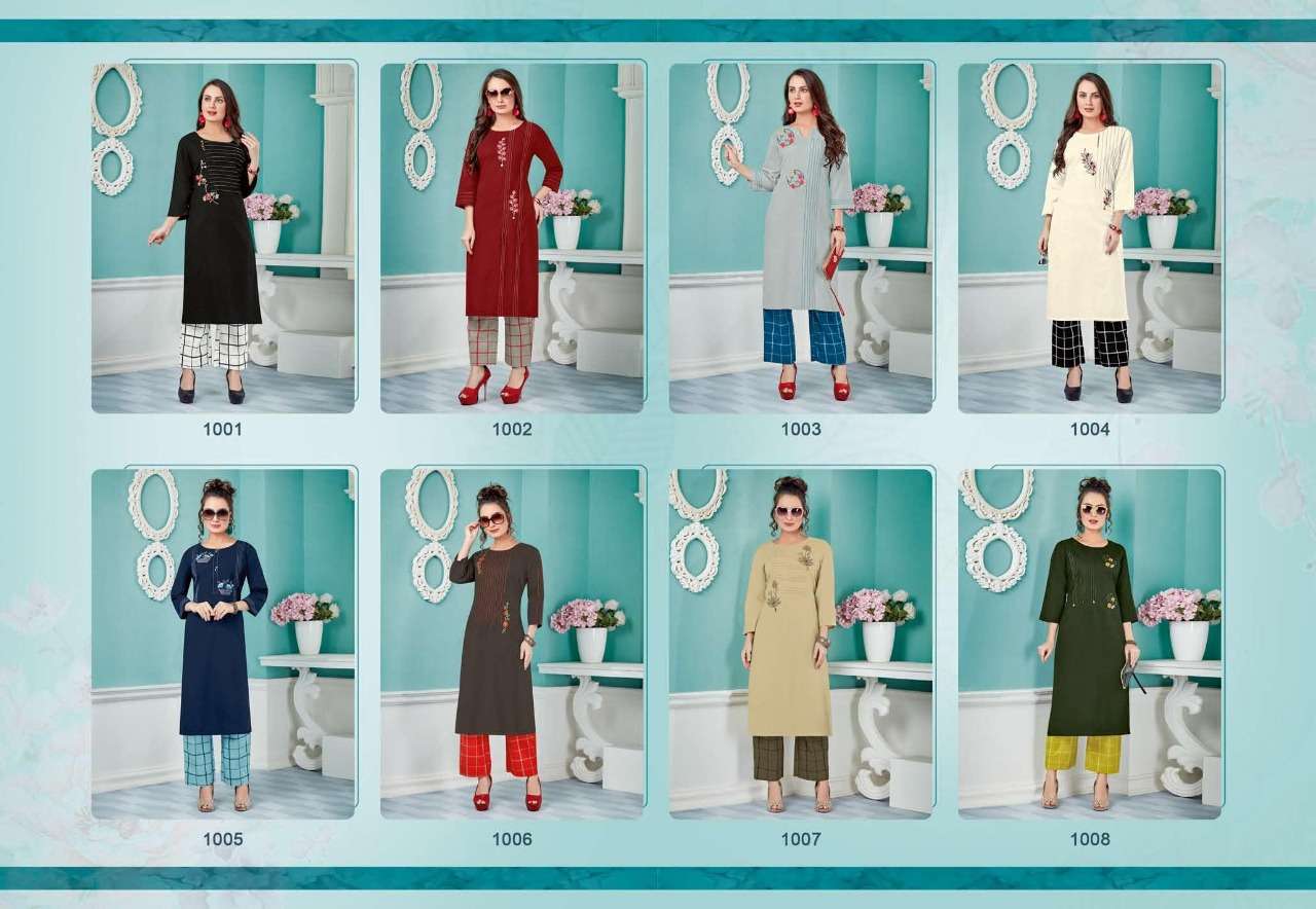 ZALAK BY CHHAYA 1001 TO 1008 SERIES STYLISH FANCY BEAUTIFUL COLORFUL CASUAL WEAR & ETHNIC WEAR HEAVY COTTON KURTIS AT WHOLESALE PRICE
