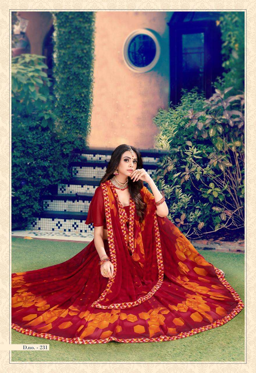 ILAKSHI BY PRIYA PARIDHI 227 TO 236 SERIES INDIAN TRADITIONAL WEAR COLLECTION BEAUTIFUL STYLISH FANCY COLORFUL PARTY WEAR & OCCASIONAL WEAR WEIGHTLESS PRINTED SAREES AT WHOLESALE PRICE