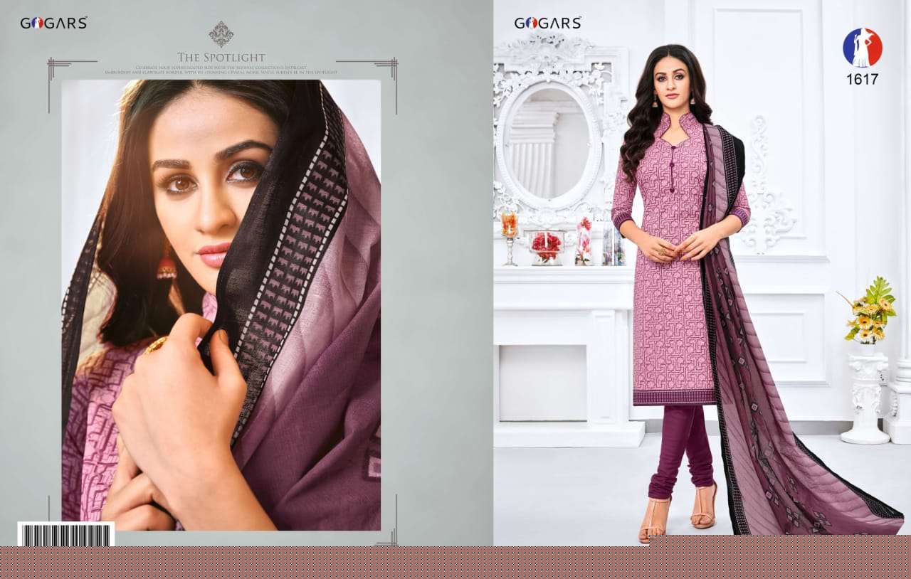 ZEAL VOL-16 BY GOGARS 1601 TO 1624 SERIES BEAUTIFUL SUITS STYLISH COLORFUL FANCY CASUAL WEAR & ETHNIC WEAR COTTON PRINTED DRESSES AT WHOLESALE PRICE