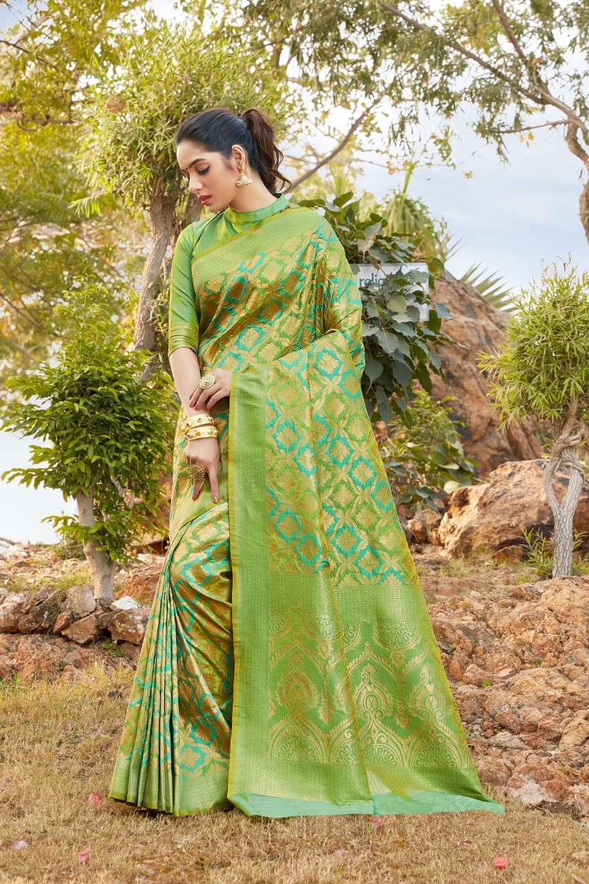 ANUSHKA SILK BY RAJYOG 01 TO 06 SERIES INDIAN TRADITIONAL WEAR COLLECTION BEAUTIFUL STYLISH FANCY COLORFUL PARTY WEAR & OCCASIONAL WEAR SOFT SILK WEAVING SAREES AT WHOLESALE PRICE
