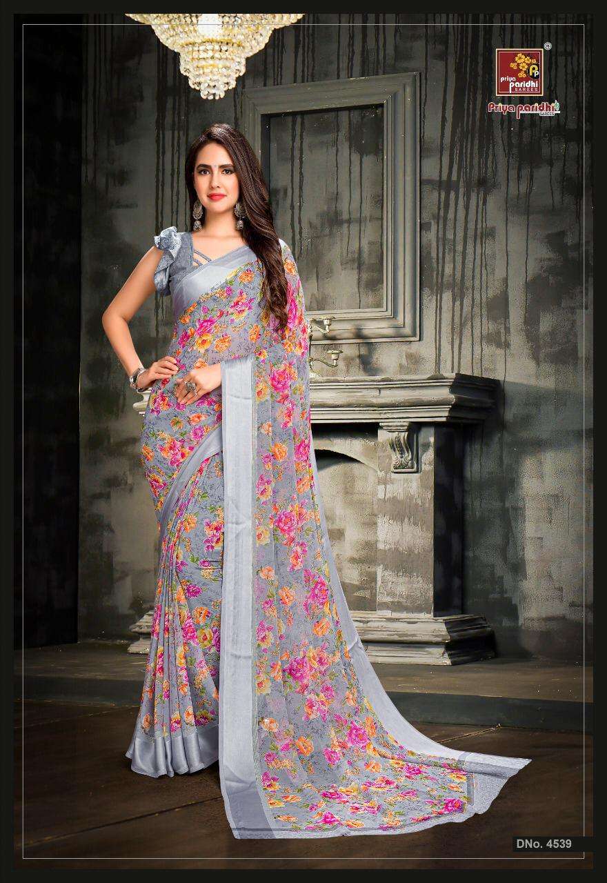 PASHMINA VOL-24 BY PRIYA PARIDHI 4538 TO 4547 SERIES INDIAN TRADITIONAL WEAR COLLECTION BEAUTIFUL STYLISH FANCY COLORFUL PARTY WEAR & OCCASIONAL WEAR PASHMINA WEIGHTLESS PRINTED SAREES AT WHOLESALE PRICE