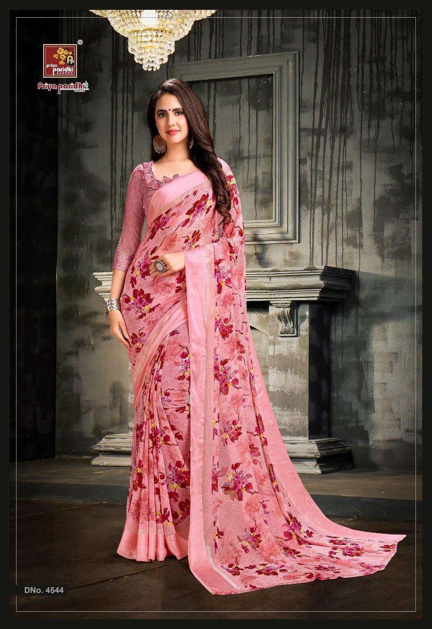 PASHMINA VOL-24 BY PRIYA PARIDHI 4538 TO 4547 SERIES INDIAN TRADITIONAL WEAR COLLECTION BEAUTIFUL STYLISH FANCY COLORFUL PARTY WEAR & OCCASIONAL WEAR PASHMINA WEIGHTLESS PRINTED SAREES AT WHOLESALE PRICE