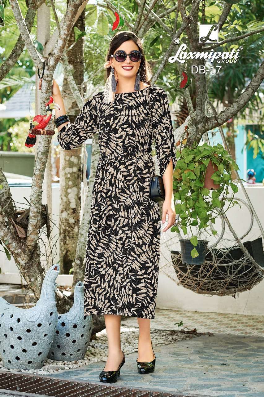 JUHI BY LAXMIPATI 11 TO 30 SERIES BEAUTIFUL COLORFUL STYLISH FANCY CASUAL WEAR & ETHNIC WEAR & READY TO WEAR GEORGETTE CREPE PRINTED KURTIS AT WHOLESALE PRICE