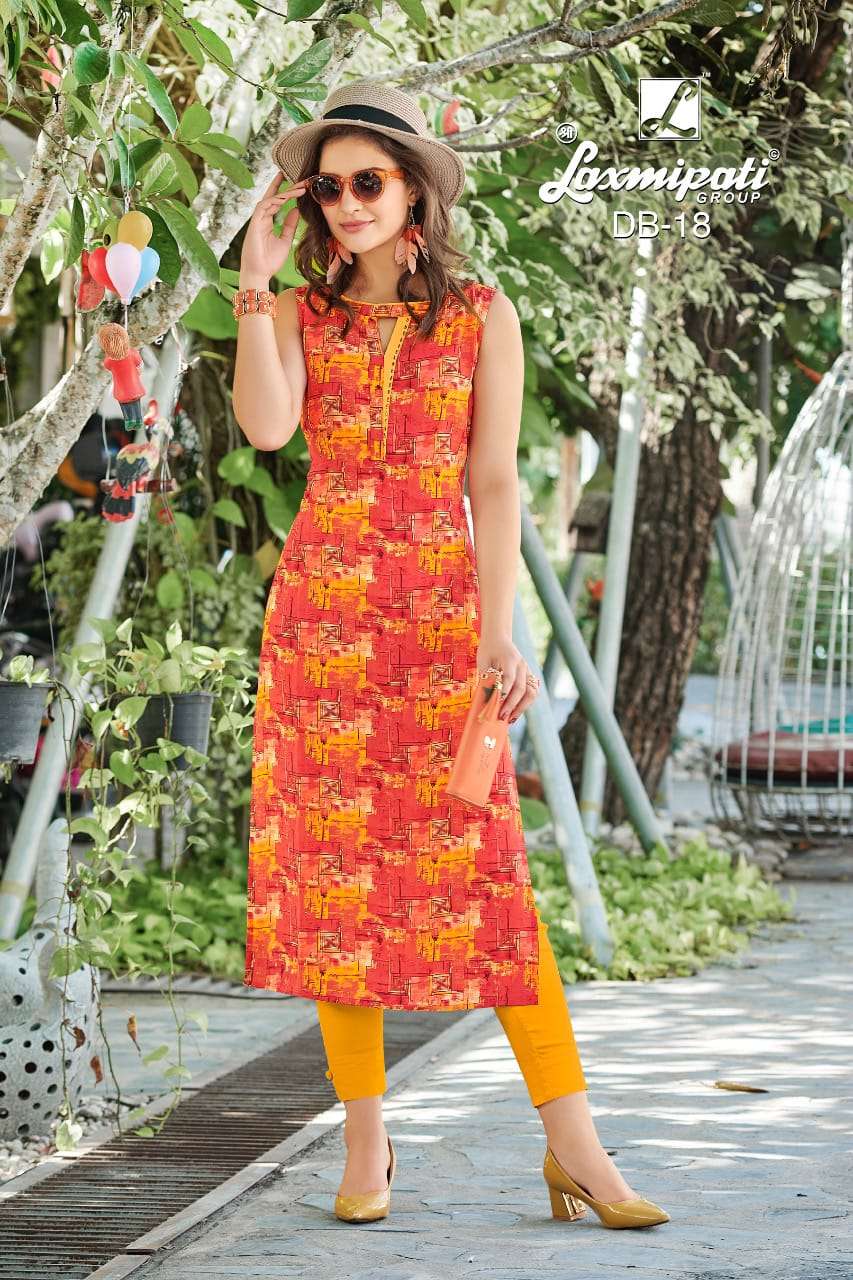 JUHI BY LAXMIPATI 11 TO 30 SERIES BEAUTIFUL COLORFUL STYLISH FANCY CASUAL WEAR & ETHNIC WEAR & READY TO WEAR GEORGETTE CREPE PRINTED KURTIS AT WHOLESALE PRICE