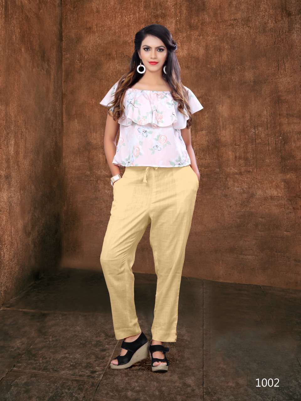PENCIL PANT BY POORVI DESIGNER 1001 TO 1006 SERIES BEAUTIFUL SUITS STYLISH FANCY COLORFUL PARTY WEAR & ETHNIC WEAR COTTON SLUB PANTS AT WHOLESALE PRICE