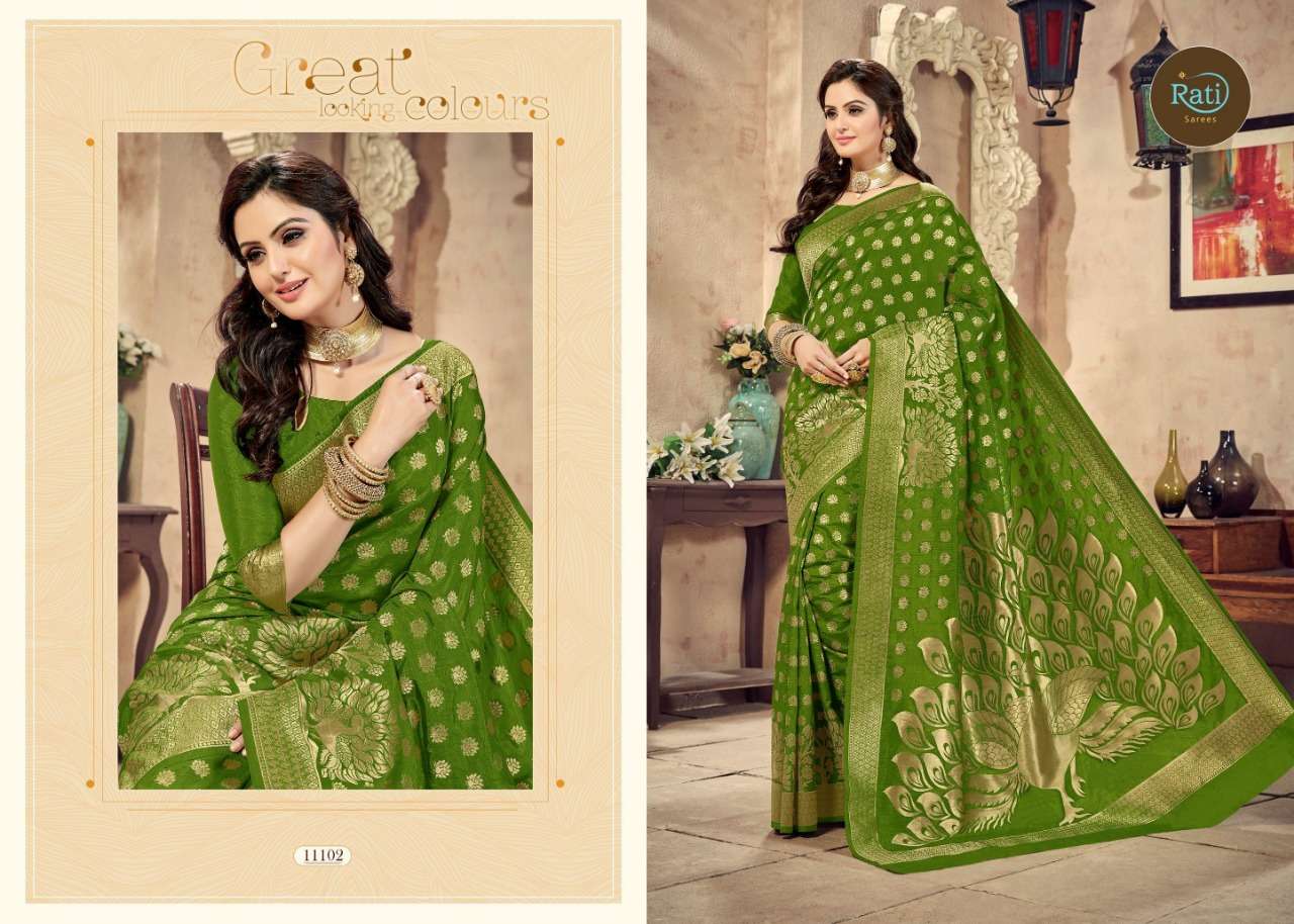 SILK POSHAQ BY RATI INDIAN TRADITIONAL WEAR COLLECTION BEAUTIFUL STYLISH FANCY COLORFUL PARTY WEAR & OCCASIONAL WEAR BANARAS SILK SAREES AT WHOLESALE PRICE