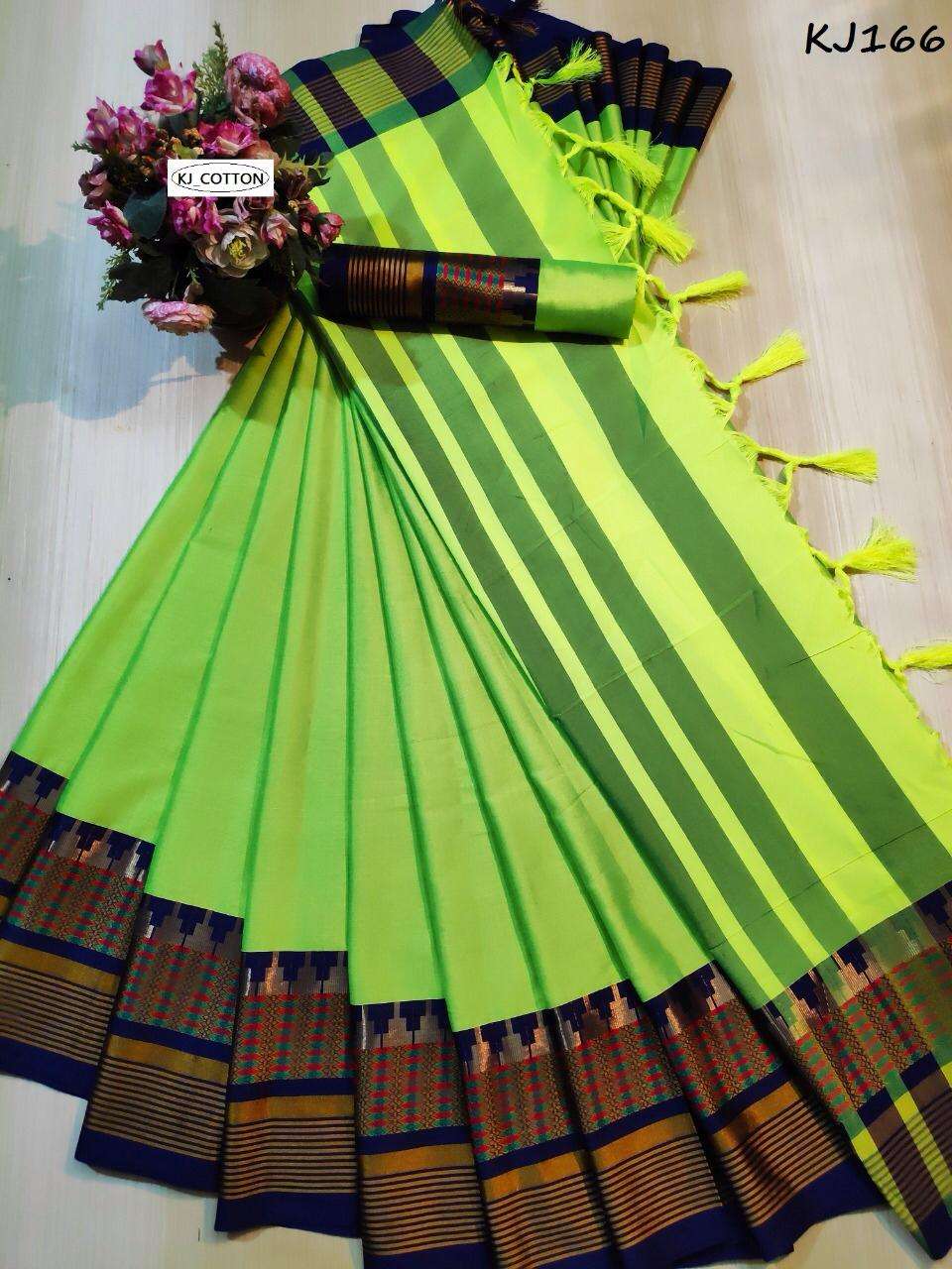 KJ COTTON VOL-10 BY FASHID WHOLESALE 162 TO 169 SERIES INDIAN TRADITIONAL WEAR COLLECTION BEAUTIFUL STYLISH FANCY COLORFUL PARTY WEAR & OCCASIONAL WEAR SOFT SILK COTTON SAREES AT WHOLESALE PRICE