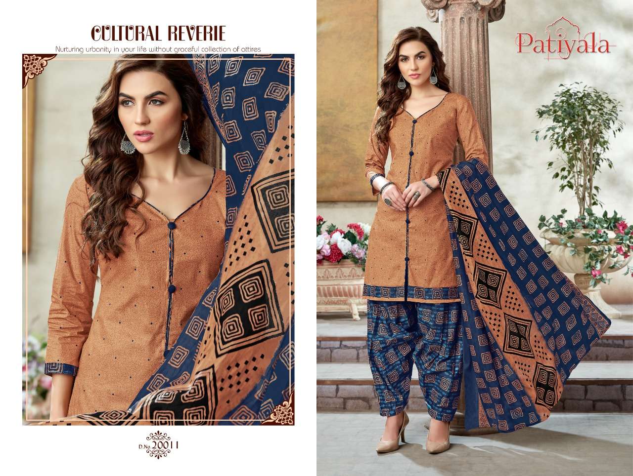 PATIYALA VOL-20 BY GANESHA 20007 TO 20018 SERIES BEAUTIFUL PATIYALA SUITS STYLISH FANCY COLORFUL PARTY WEAR & OCCASIONAL WEAR PURE COTTON PRINT DRESSES AT WHOLESALE PRICE