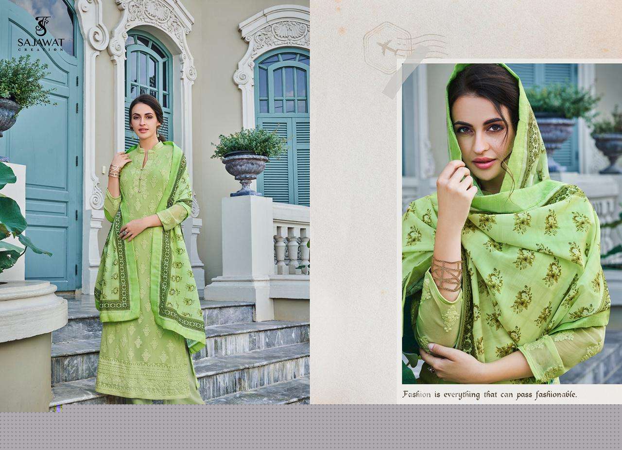 LAKHANVI VOL-2 BY SAJAWAT CREATION 1081 TO 1086 SERIES BEAUTIFUL SUITS COLLECTION BEAUTIFUL STYLISH FANCY COLORFUL CASUAL WEAR & ETHNIC WEAR PURE FAUX GEORGETTE DRESSES AT WHOLESALE PRICE