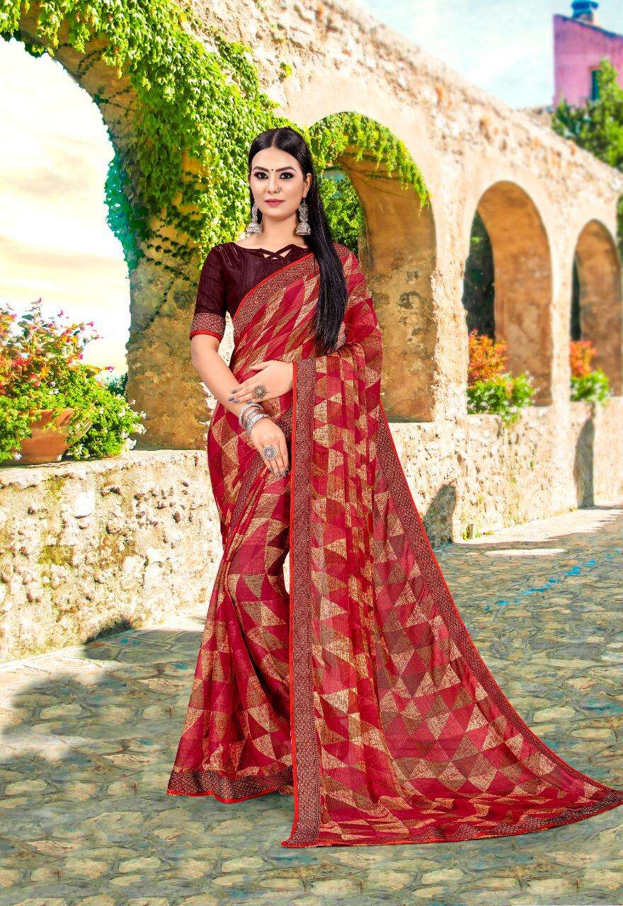 KUM KUM BY PRIYA PARIDHI 4518 TO 4527 SERIES INDIAN TRADITIONAL WEAR COLLECTION BEAUTIFUL STYLISH FANCY COLORFUL PARTY WEAR & OCCASIONAL WEAR MOSS PRINTED SAREES AT WHOLESALE PRICE
