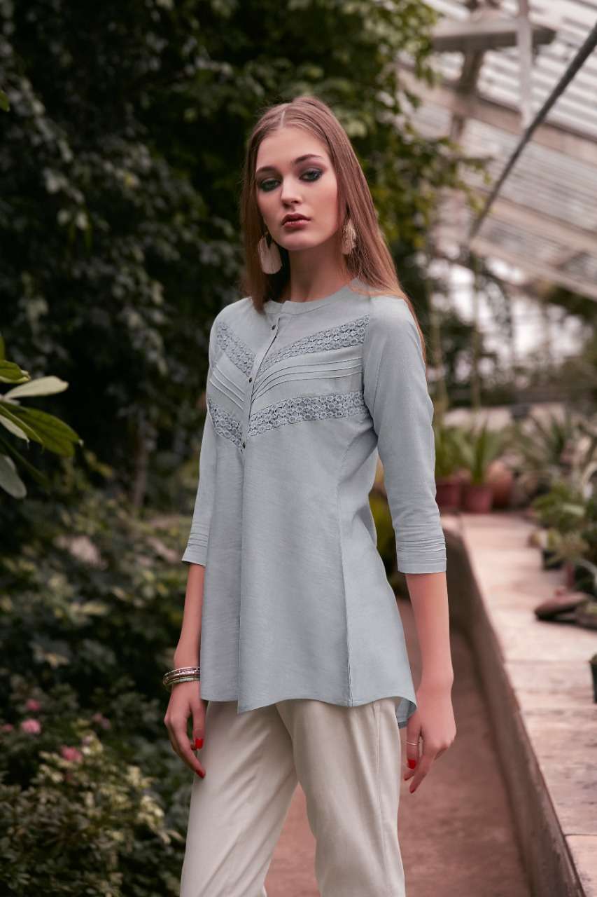 ESTEEM VOL-3 BY KESSI FABRIC 01 TO 08 SERIES BEAUTIFUL STYLISH FANCY COLORFUL CASUAL WEAR & ETHNIC WEAR RAYON FLEX WITH SCHIFFLI TOPS AT WHOLESALE PRICE