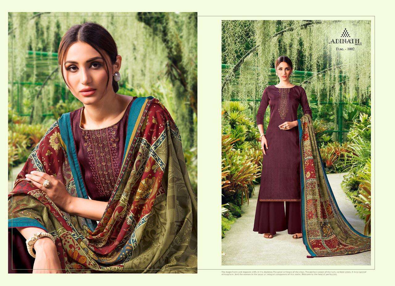 SEHAR BY ADINATH PRINT 1001 TO 1007 SERIES BEAUTIFUL STYLISH FANCY COLORFUL CASUAL WEAR & ETHNIC WEAR JAM COTTON PRINTED WITH EMBROIDERY DRESSES AT WHOLESALE PRICE