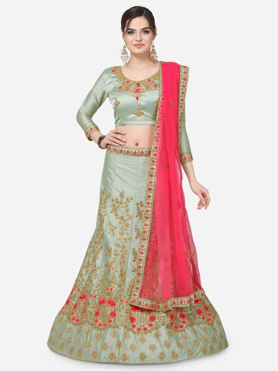 TOSHI BY FASHID WHOLESALE 1001 TO 1004 SERIES AS INDIAN DESIGNER TRADITIONAL WEAR COLLECTION BEAUTIFUL STYLISH FANCY COLORFUL PARTY WEAR & OCCASIONAL WEAR NET LEHENGAS AT WHOLESALE PRICE