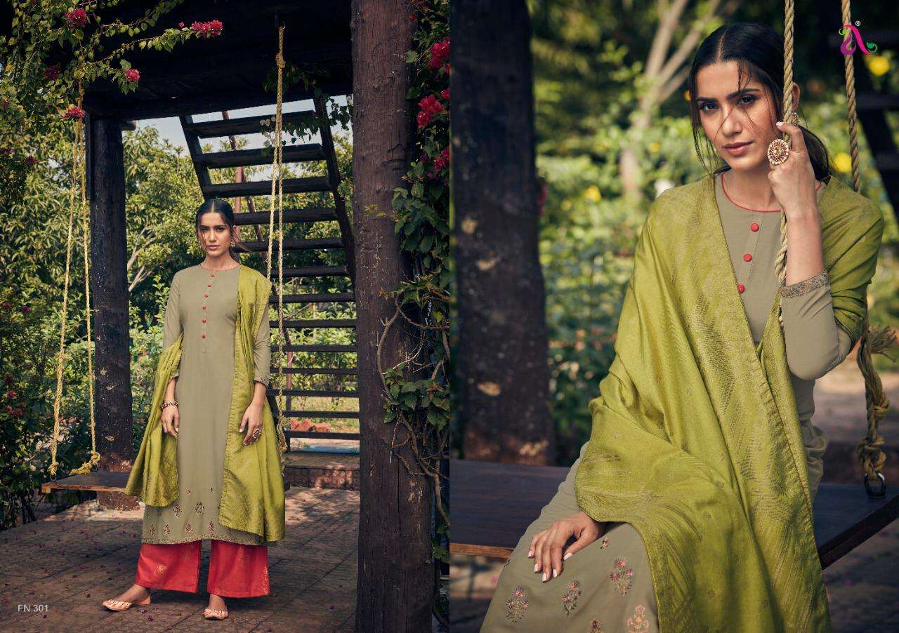 NAZIA BY ANGROOP PLUS 301TO 308 SERIES BEAUTIFUL STYLISH SHARARA SUITS FANCY COLORFUL CASUAL WEAR & ETHNIC WEAR & READY TO WEAR PURE JAM SILK COTTON WITH EMBROIDERY DRESSES AT WHOLESALE PRICE
