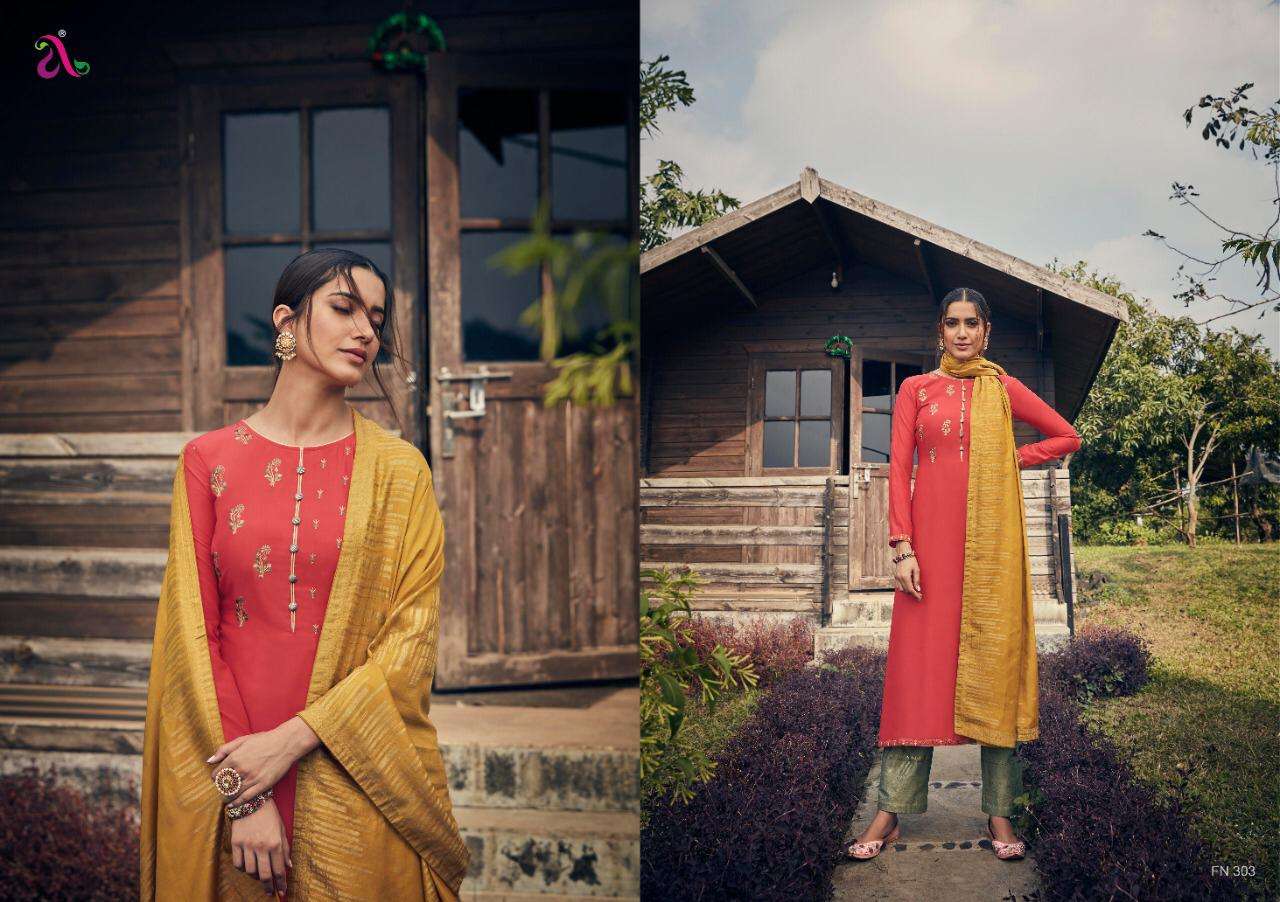 NAZIA BY ANGROOP PLUS 301TO 308 SERIES BEAUTIFUL STYLISH SHARARA SUITS FANCY COLORFUL CASUAL WEAR & ETHNIC WEAR & READY TO WEAR PURE JAM SILK COTTON WITH EMBROIDERY DRESSES AT WHOLESALE PRICE