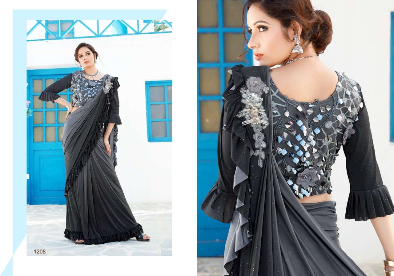 SILVER PEARLS BY NIHARIKA FASHION 1201 TO 1212 SERIES INDIAN BEAUTIFUL TRADITIONAL WEAR COLLECTION COLORFUL STYLISH PARTY WEAR & OCCASIONAL WEAR FANCY SAREES AT WHOLESALE PRICE