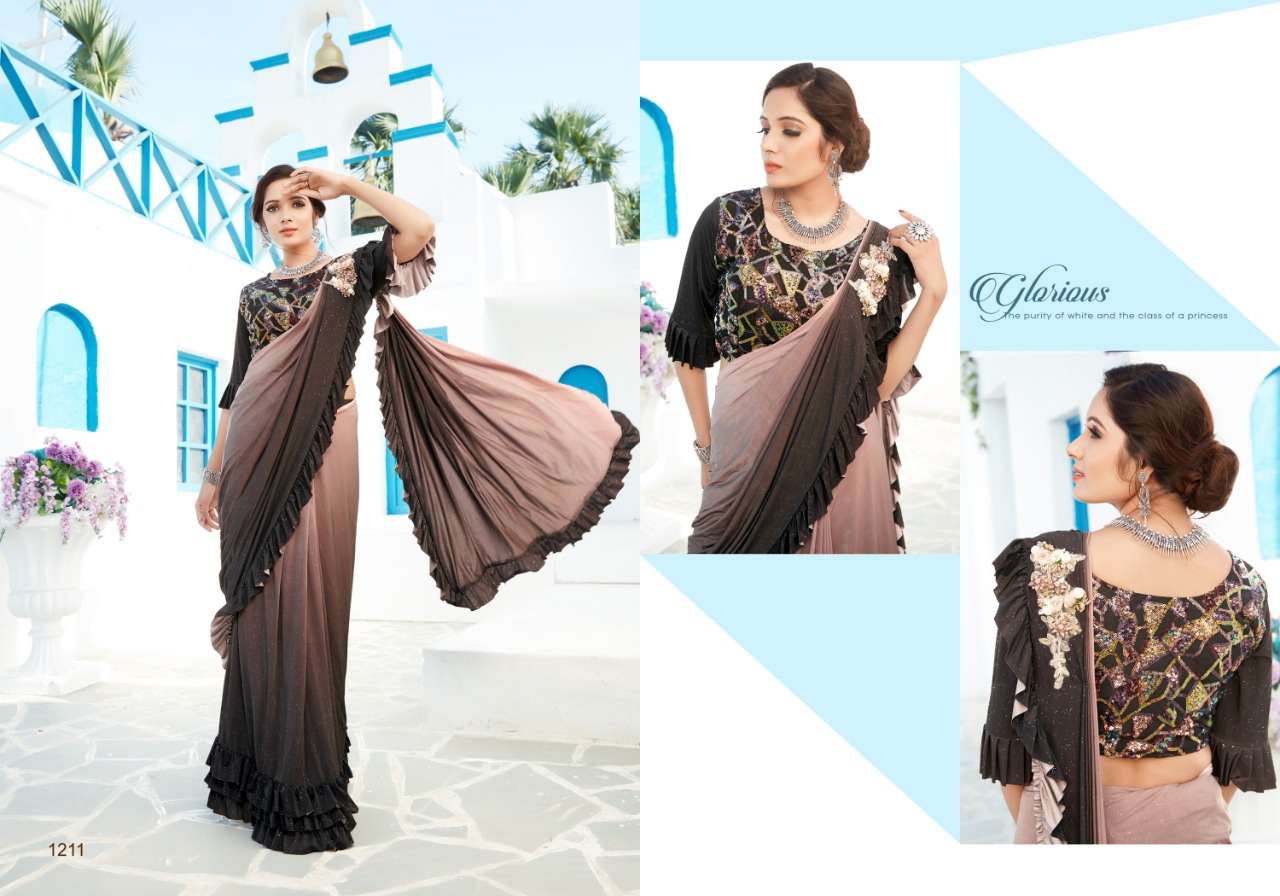 SILVER PEARLS BY NIHARIKA FASHION 1201 TO 1212 SERIES INDIAN BEAUTIFUL TRADITIONAL WEAR COLLECTION COLORFUL STYLISH PARTY WEAR & OCCASIONAL WEAR FANCY SAREES AT WHOLESALE PRICE