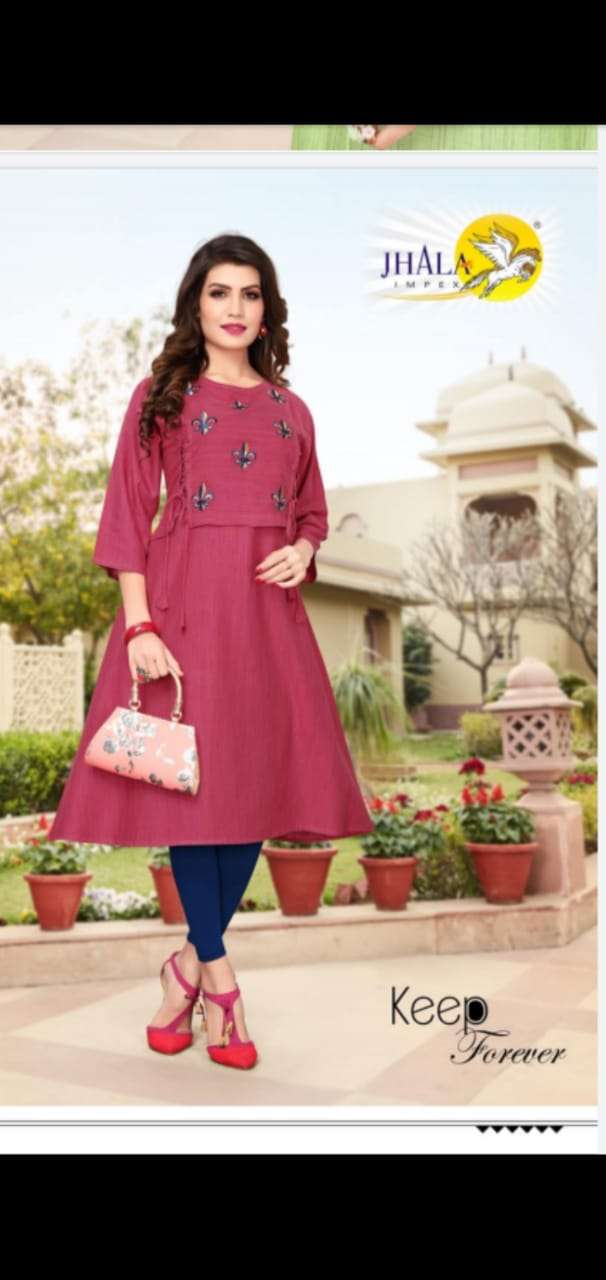 IMPEX BY JHALA 1100 TO 1106 SERIES BEAUTIFUL COLORFUL STYLISH FANCY CASUAL WEAR & ETHNIC WEAR & READY TO WEAR 14 KG VISCOSE RAYON KURTIS AT WHOLESALE PRICE