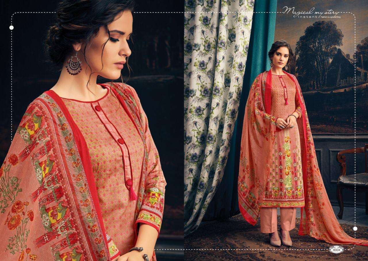 NOORY VOL-8 BY VIJAYA FASHION 8001 TO 8010 SERIES BEAUTIFUL STYLISH FANCY COLORFUL CASUAL WEAR & ETHNIC WEAR JAM SILK COTTON DRESSES AT WHOLESALE PRICE