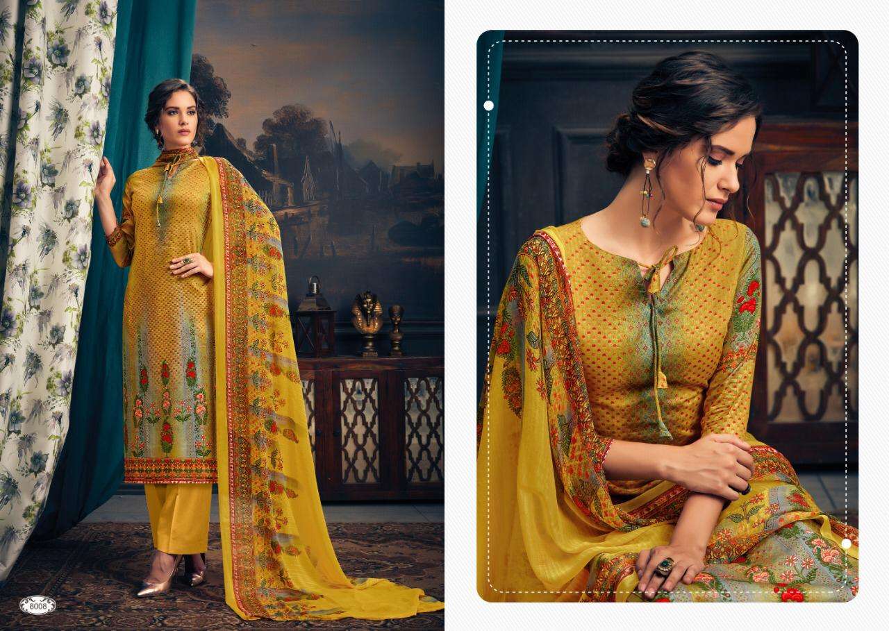 NOORY VOL-8 BY VIJAYA FASHION 8001 TO 8010 SERIES BEAUTIFUL STYLISH FANCY COLORFUL CASUAL WEAR & ETHNIC WEAR JAM SILK COTTON DRESSES AT WHOLESALE PRICE