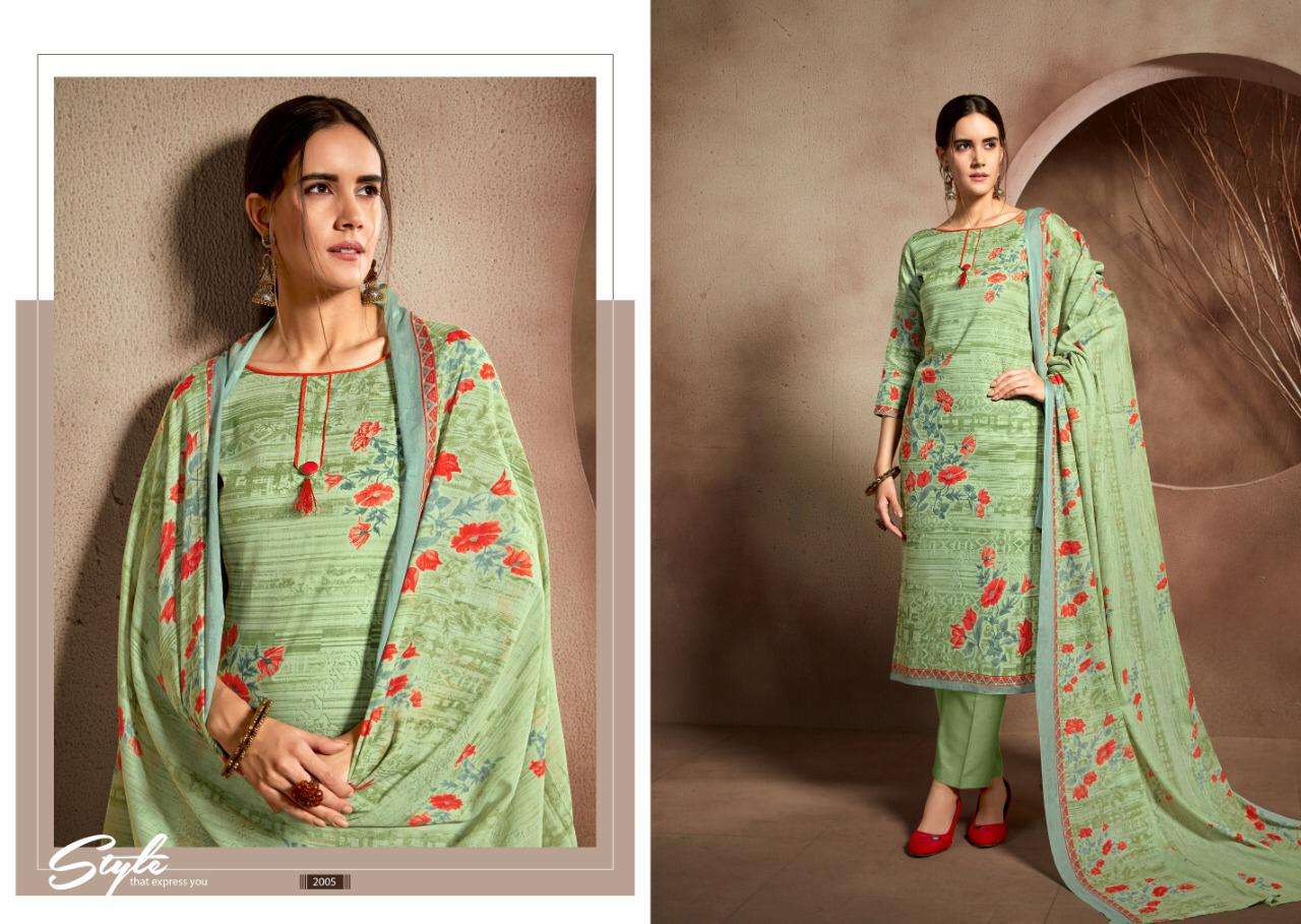 NIRJA VOL-2 BY VIJAYA FASHION 2001 TO 2010 SERIES DESIGNER BEAUTIFUL STYLISH FANCY COLORFUL CASUAL WEAR & ETHNIC WEAR & READY TO WEAR CAMBRIC PRINTED DRESSES AT WHOLESALE PRICE