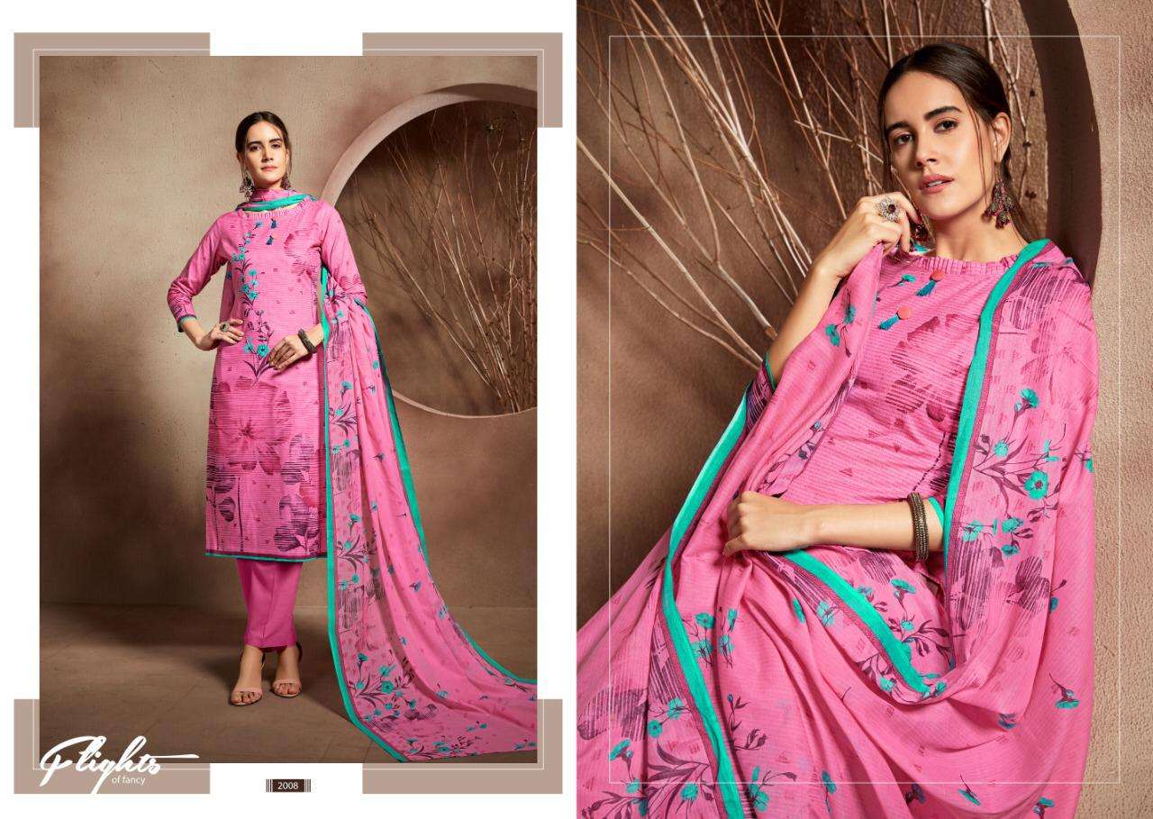 NIRJA VOL-2 BY VIJAYA FASHION 2001 TO 2010 SERIES DESIGNER BEAUTIFUL STYLISH FANCY COLORFUL CASUAL WEAR & ETHNIC WEAR & READY TO WEAR CAMBRIC PRINTED DRESSES AT WHOLESALE PRICE