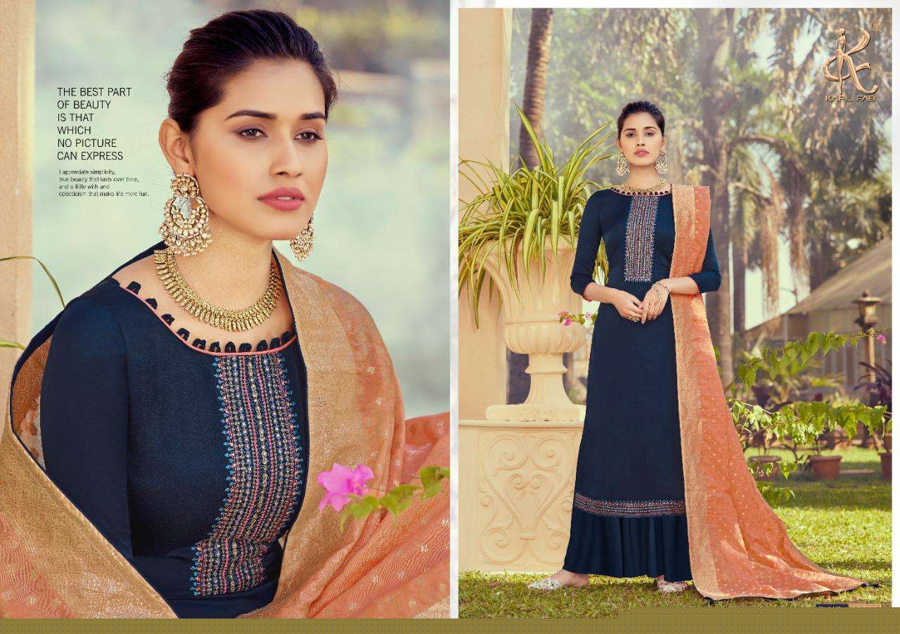 ITALIAN BY KAPIL FAB 25001 TO 25006 SERIES BEAUTIFUL STYLISH SHARARA SUITS FANCY COLORFUL CASUAL WEAR & ETHNIC WEAR & READY TO WEAR MINI SILK WITH SELF EMBROIDERY DRESSES AT WHOLESALE PRICE