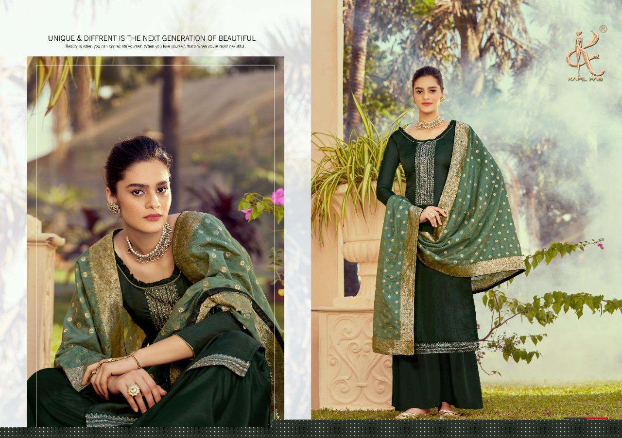 ITALIAN BY KAPIL FAB 25001 TO 25006 SERIES BEAUTIFUL STYLISH SHARARA SUITS FANCY COLORFUL CASUAL WEAR & ETHNIC WEAR & READY TO WEAR MINI SILK WITH SELF EMBROIDERY DRESSES AT WHOLESALE PRICE