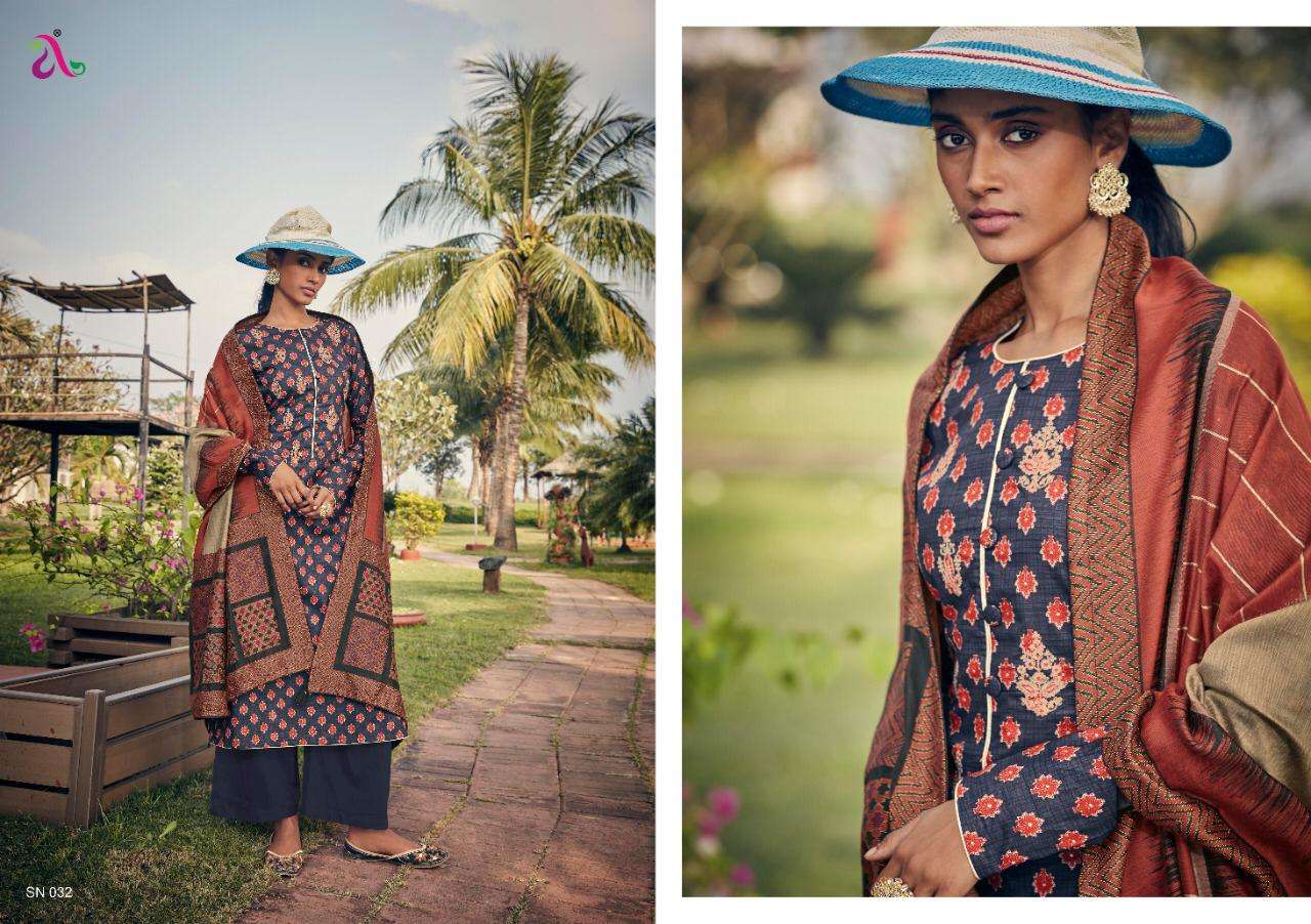 ANNABEL BY ANGROOP PLUS 027 TO 032 SERIES BEAUTIFUL STYLISH FANCY COLORFUL CASUAL WEAR & ETHNIC WEAR PURE JAM COTTON SATIN PRINTED DRESSES AT WHOLESALE PRICE