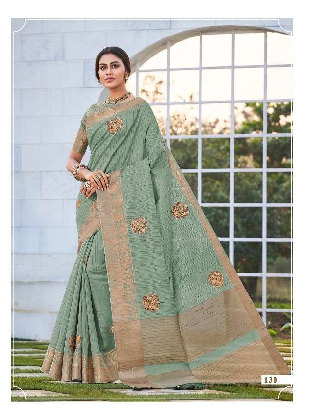 VISTARA VOL-1 BY VANYA 121 TO 139 SERIES INDIAN TRADITIONAL WEAR COLLECTION BEAUTIFUL STYLISH FANCY COLORFUL PARTY WEAR & OCCASIONAL WEAR FANCY SAREES AT WHOLESALE PRICE