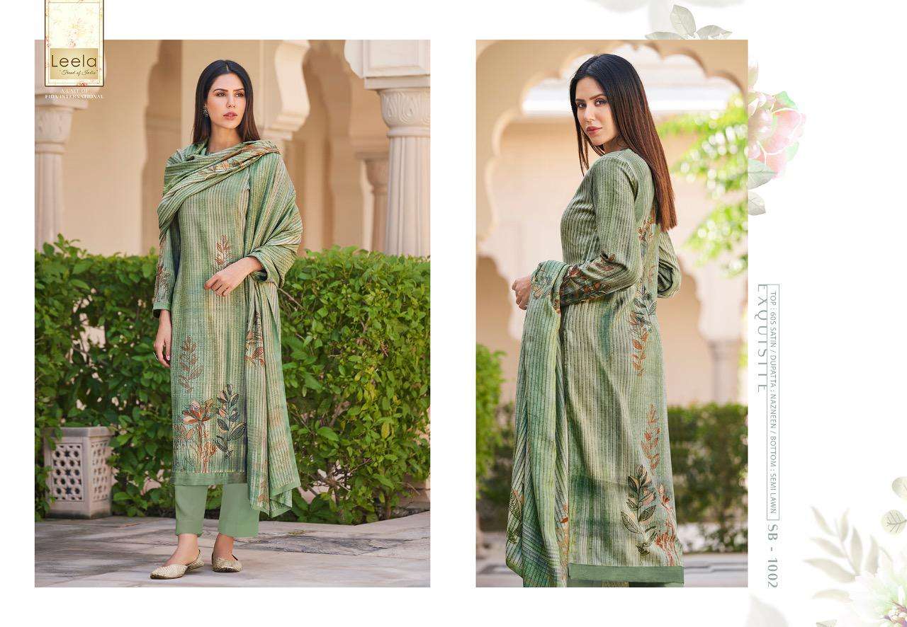 JIA BY LEELA 1001 TO 1008 SERIES BEAUTIFUL STYLISH FANCY COLORFUL CASUAL WEAR & ETHNIC WEAR 60 SATIN PRINTED DRESSES AT WHOLESALE PRICE