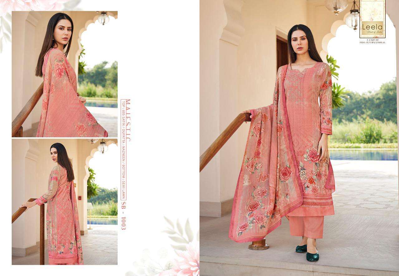JIA BY LEELA 1001 TO 1008 SERIES BEAUTIFUL STYLISH FANCY COLORFUL CASUAL WEAR & ETHNIC WEAR 60 SATIN PRINTED DRESSES AT WHOLESALE PRICE